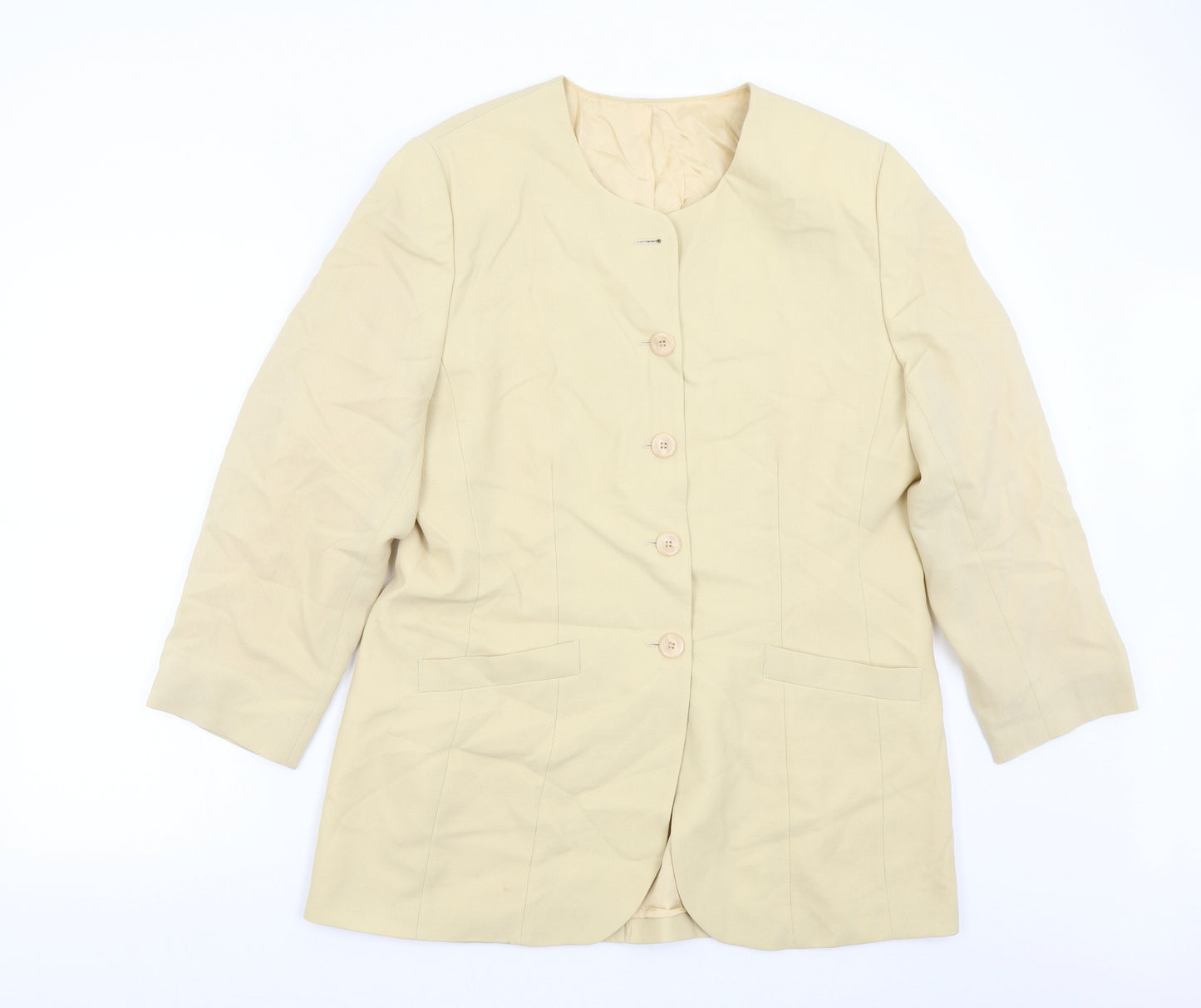 Preworn Womens Yellow   Jacket  Size L
