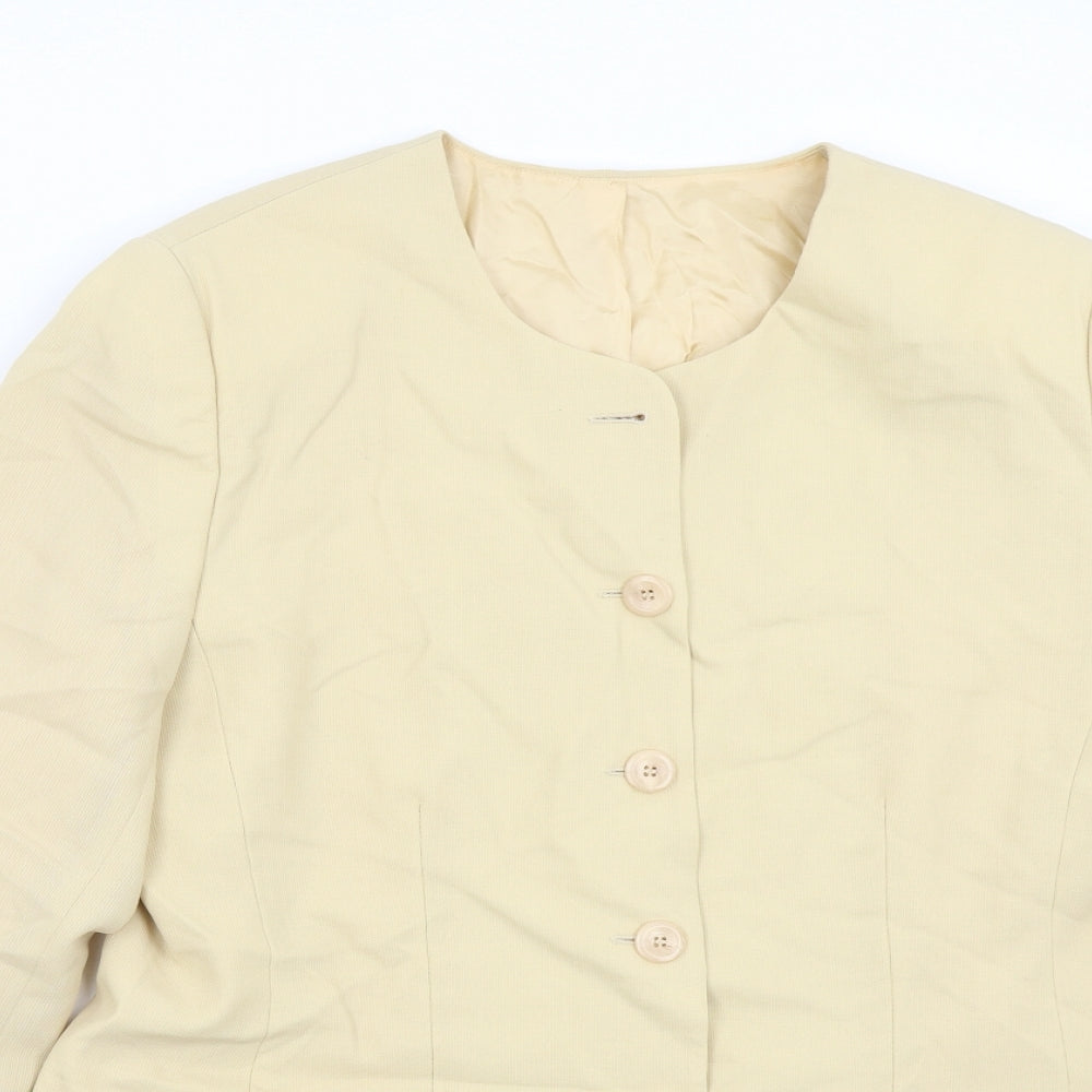 Preworn Womens Yellow   Jacket  Size L