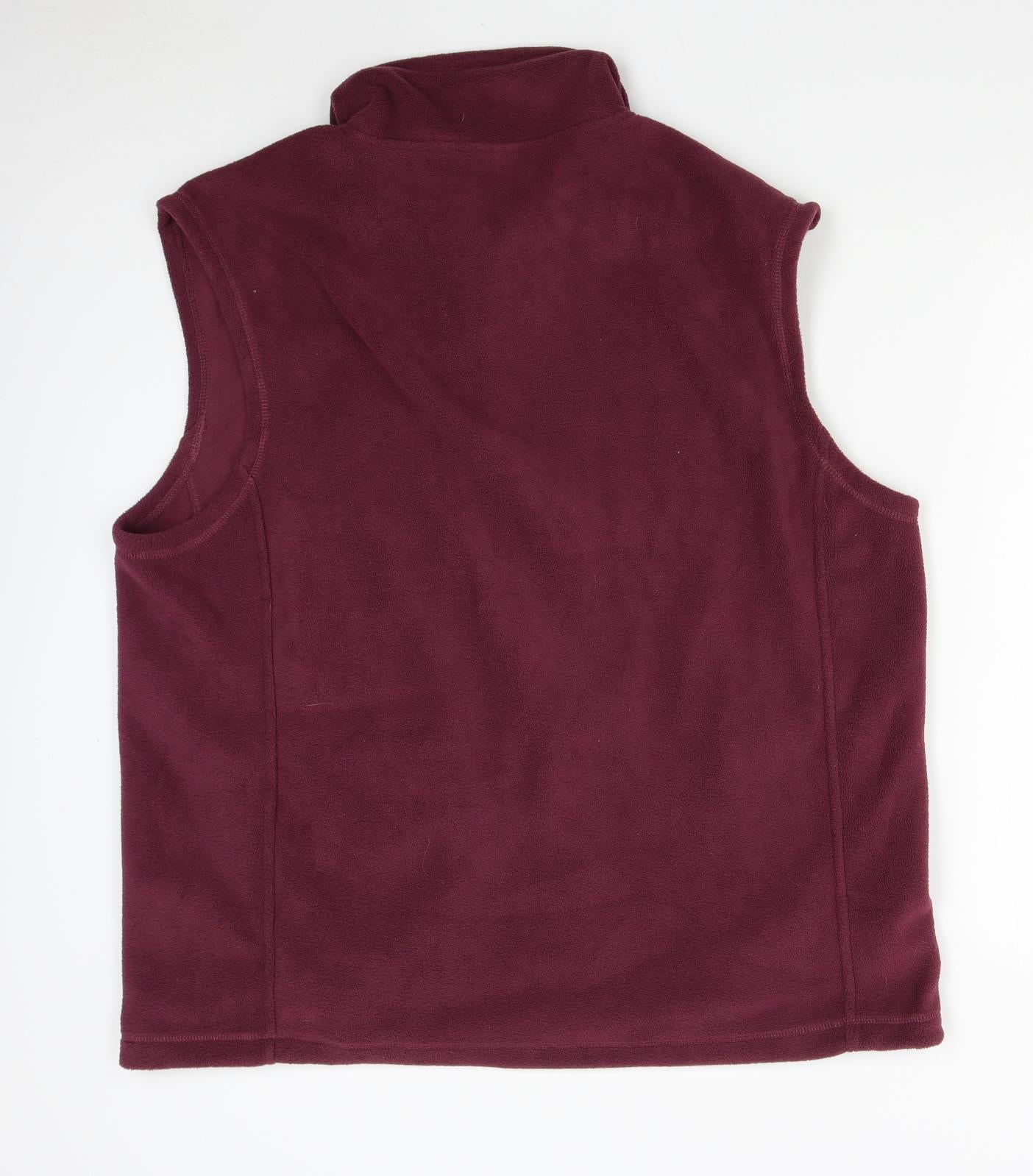 Russell Mens Red  Fleece Gilet Waistcoat Size 2XL