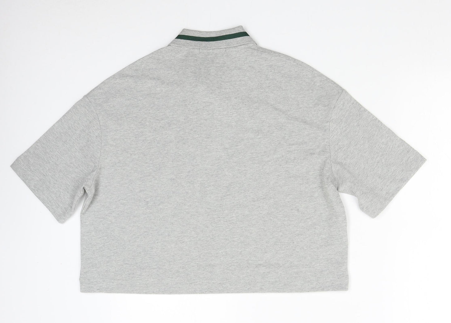 Fred Perry Womens Grey   Cropped Polo Size 6