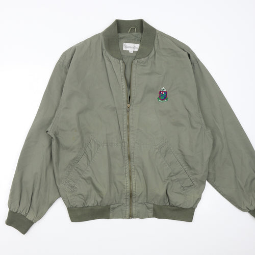 Montecatini Mens Green   Bomber Jacket Jacket Size L  - Golf Club
