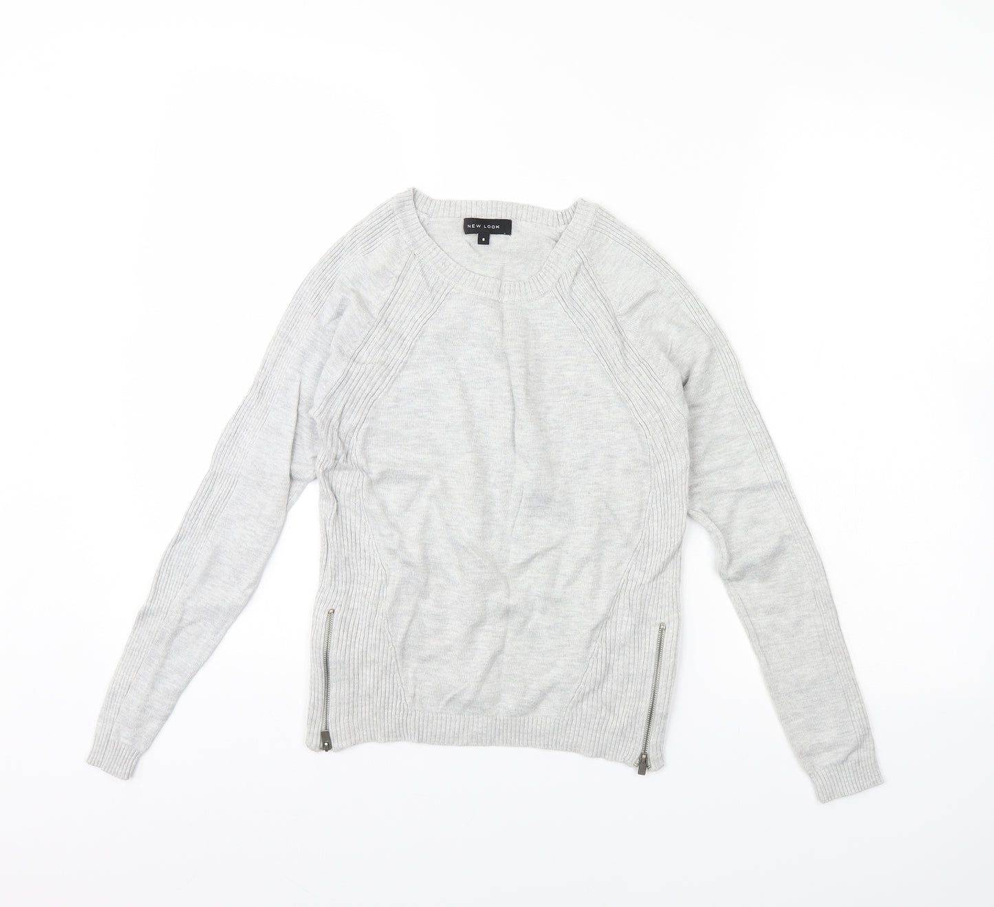 New Look Womens Grey   Pullover Jumper Size 8