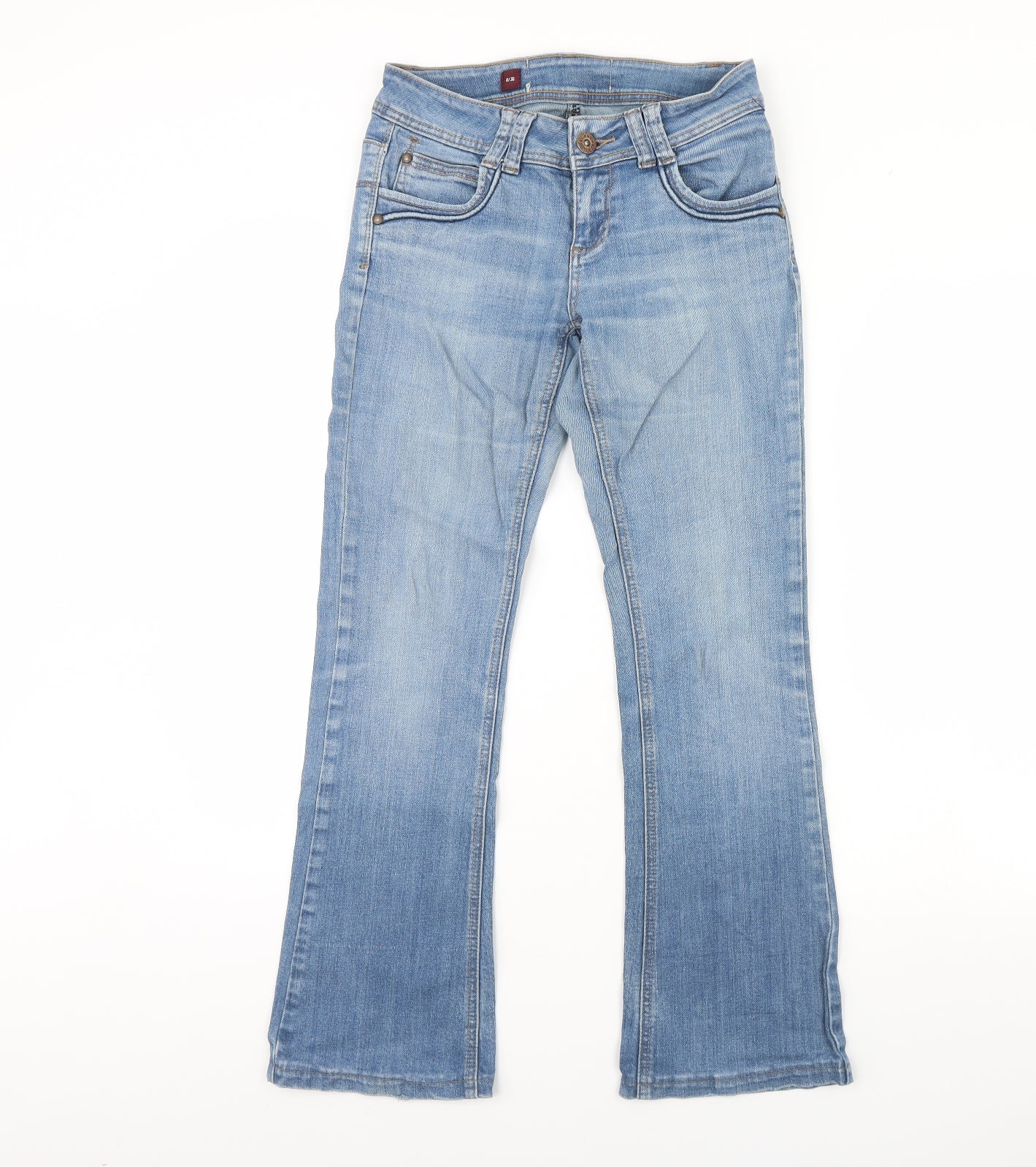 Yesyes Womens Blue  Denim Bootcut Jeans Size 8 L28 in