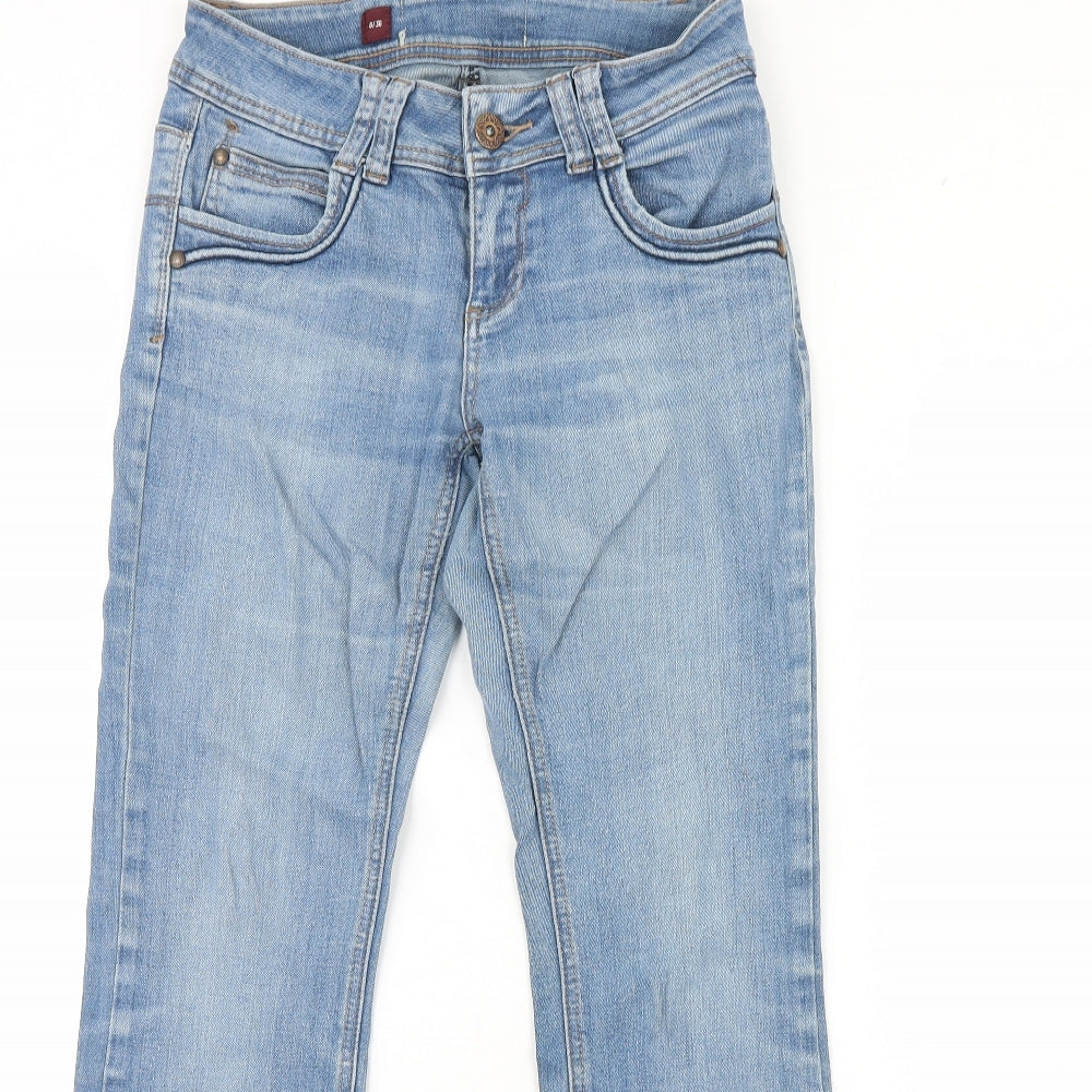 Yesyes Womens Blue  Denim Bootcut Jeans Size 8 L28 in