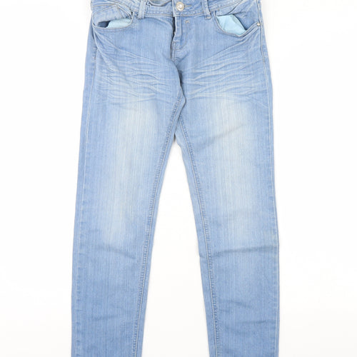 Dolce & Rosa Womens Blue  Denim Skinny Jeans Size 8 L27 in