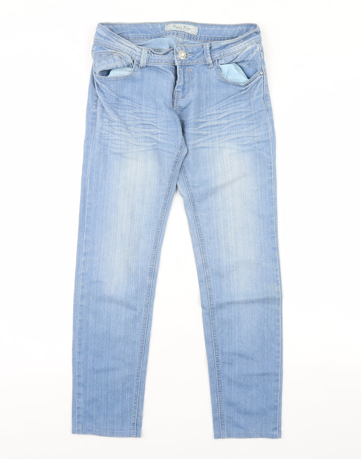 Dolce & Rosa Womens Blue  Denim Skinny Jeans Size 8 L27 in