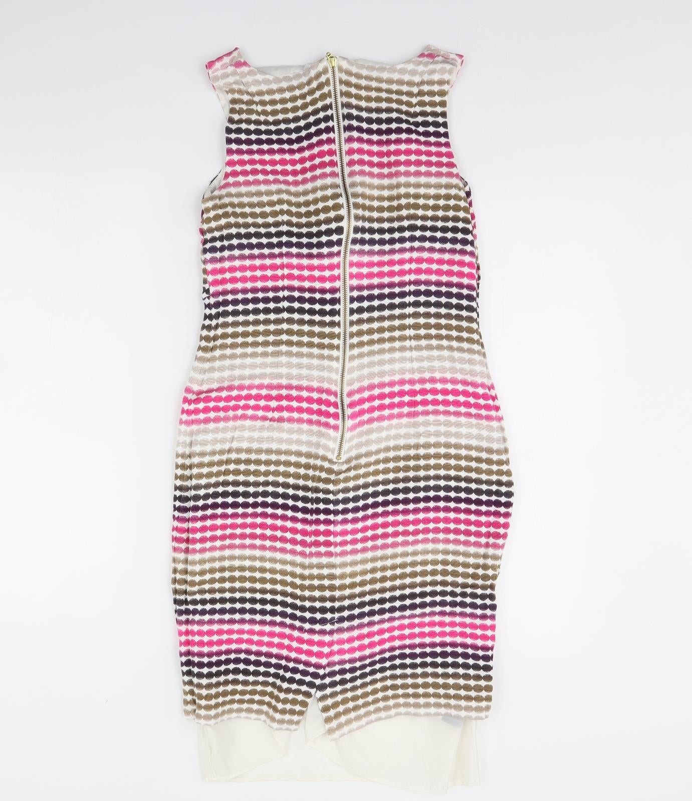 NEXT Womens Multicoloured Polka Dot  Shift  Size 8