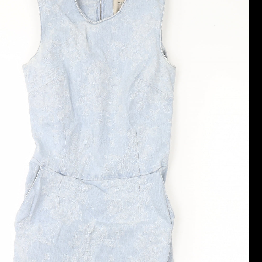 NEXT Womens Blue   Pinafore/Dungaree Dress  Size 6