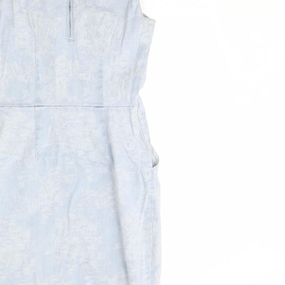 NEXT Womens Blue   Pinafore/Dungaree Dress  Size 6