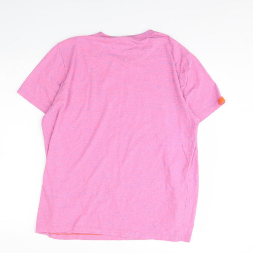 Superdry Mens Pink    T-Shirt Size 3XL