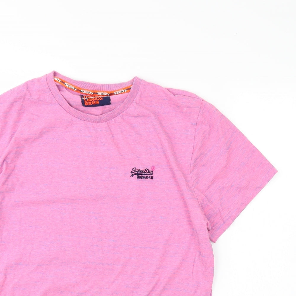 Superdry Mens Pink    T-Shirt Size 3XL