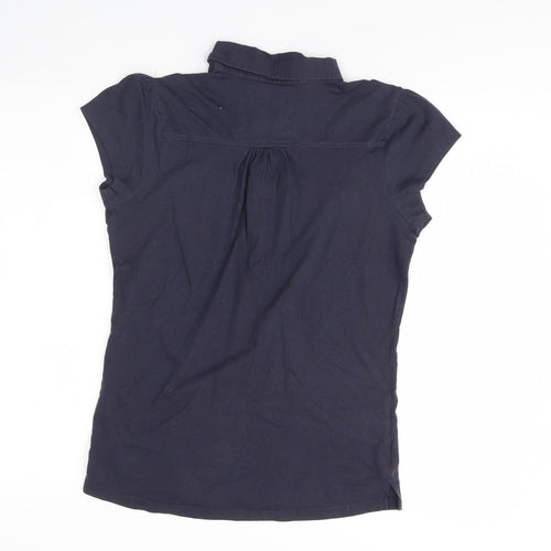 Papaya Womens Blue   Basic Polo Size 12