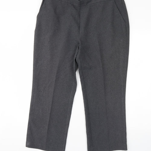 Bonmarché Womens Grey   Dress Pants Trousers Size 16 L28 in