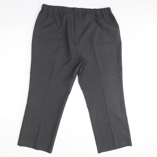 Bonmarché Womens Grey   Dress Pants Trousers Size 16 L28 in