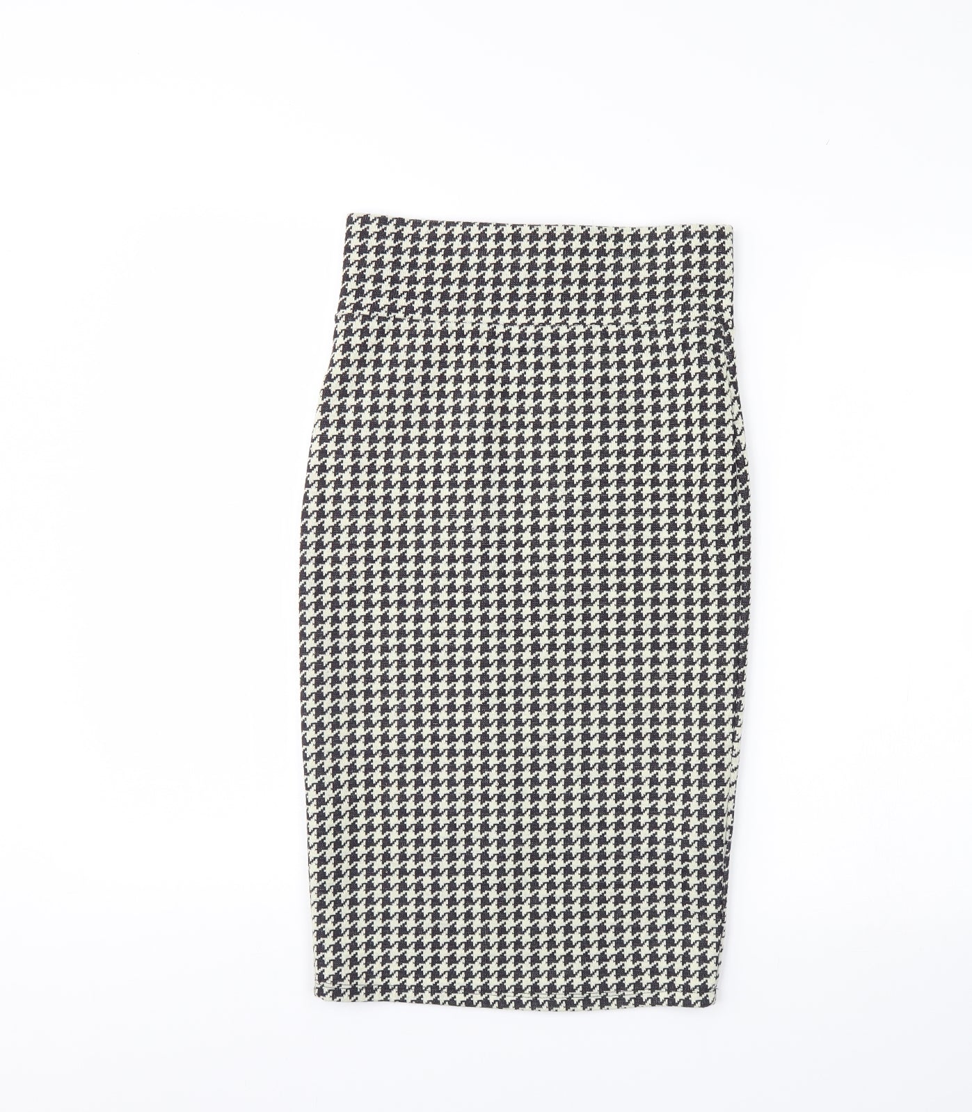 River Island Womens Beige Herringbone  Straight & Pencil Skirt Size 8