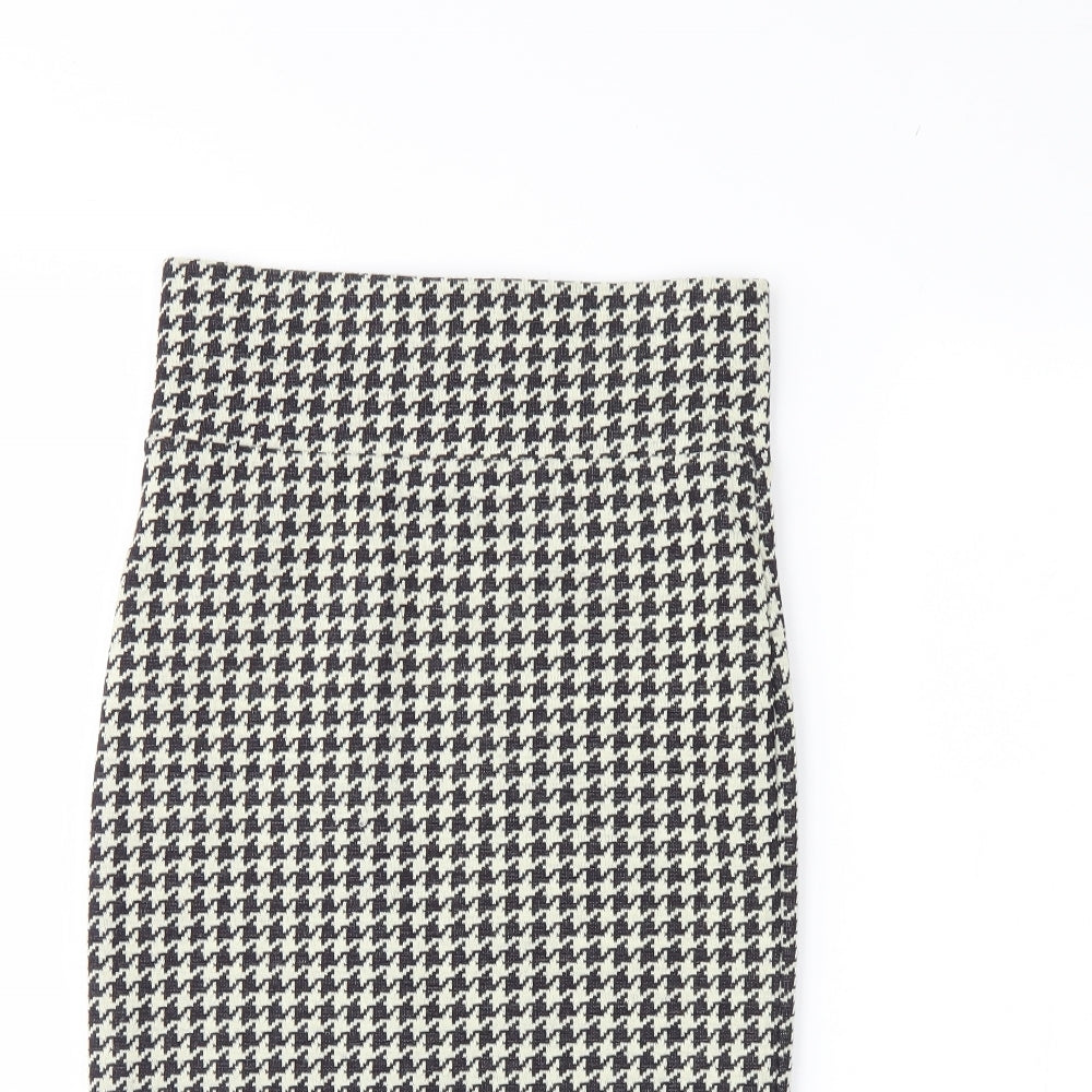 River Island Womens Beige Herringbone  Straight & Pencil Skirt Size 8