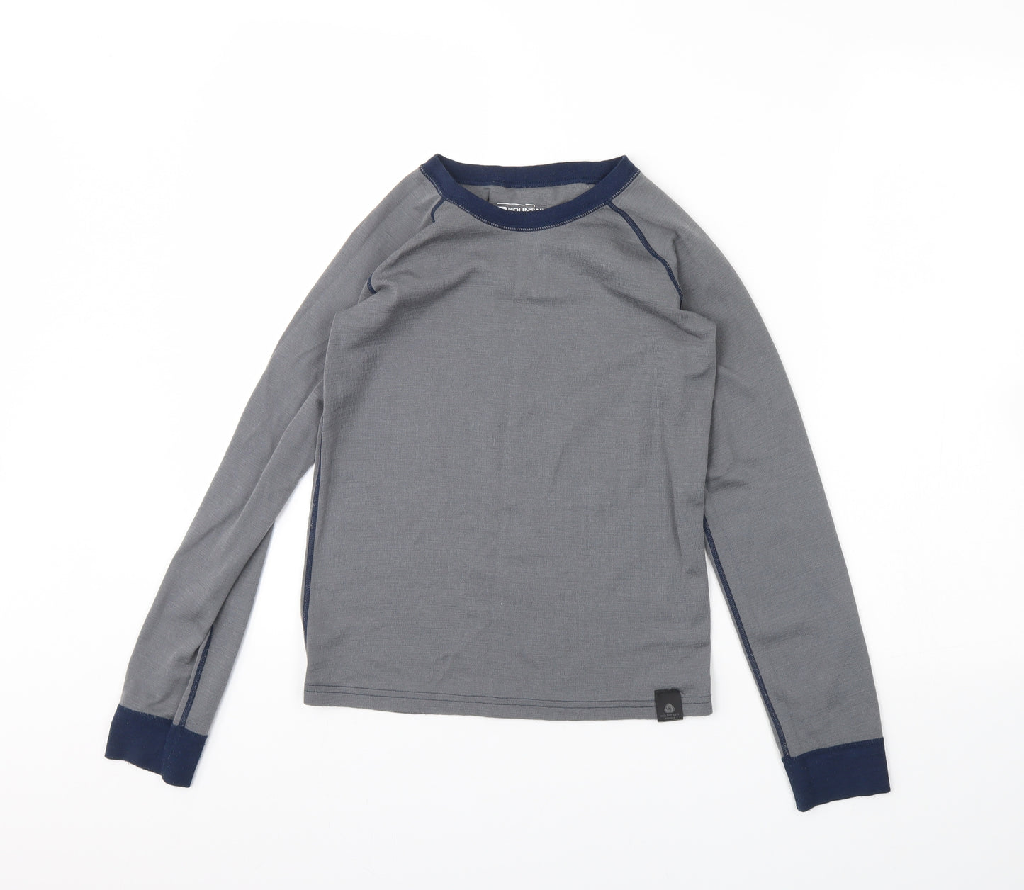 Mountain Warehouse Boys Grey   Basic T-Shirt Size 11 Years