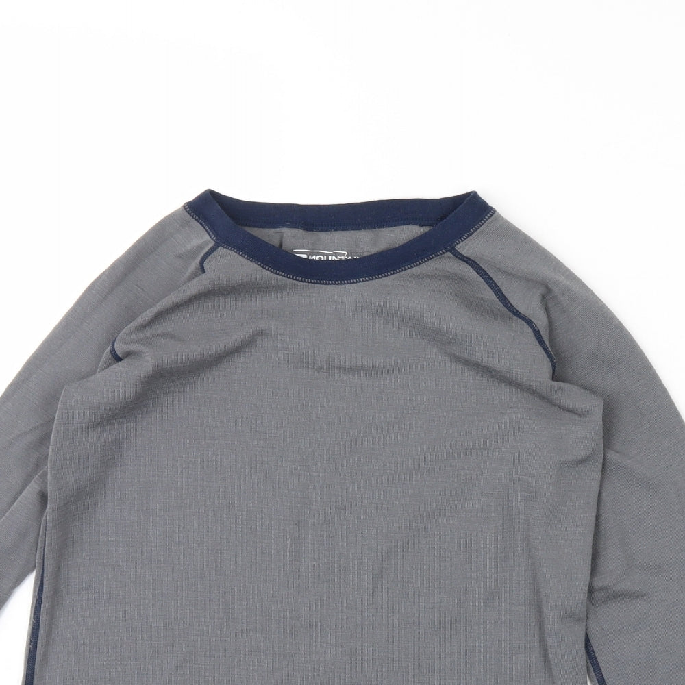 Mountain Warehouse Boys Grey   Basic T-Shirt Size 11 Years