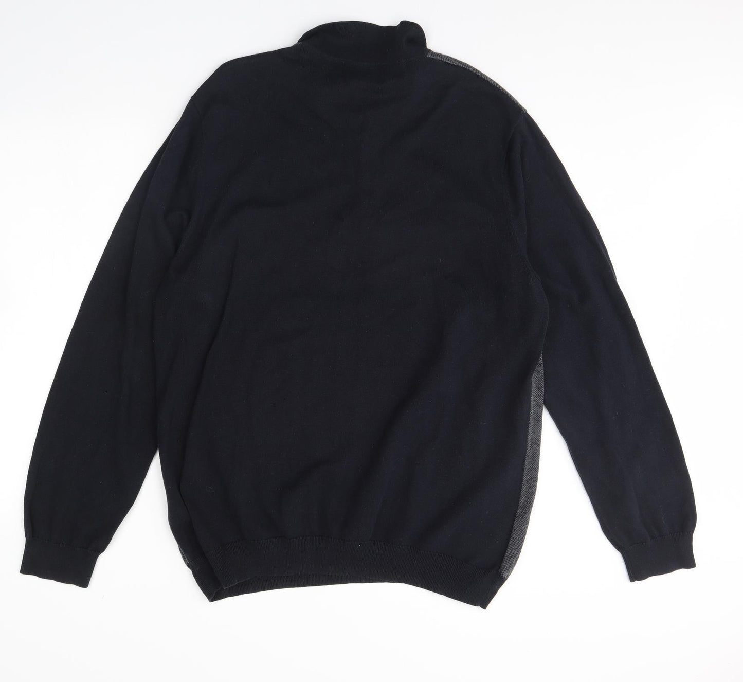 M&S Mens Black   Pullover Jumper Size XL