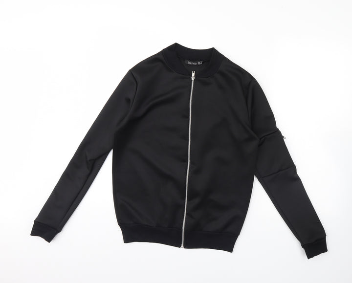 Boohoo Womens Black Jacket Size 6