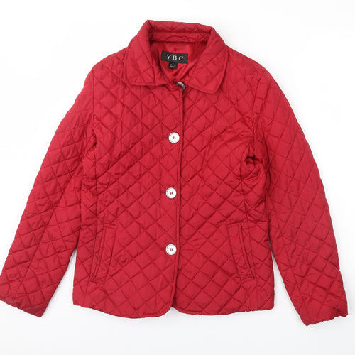 ybc Womens Red   Rain Coat Coat Size S