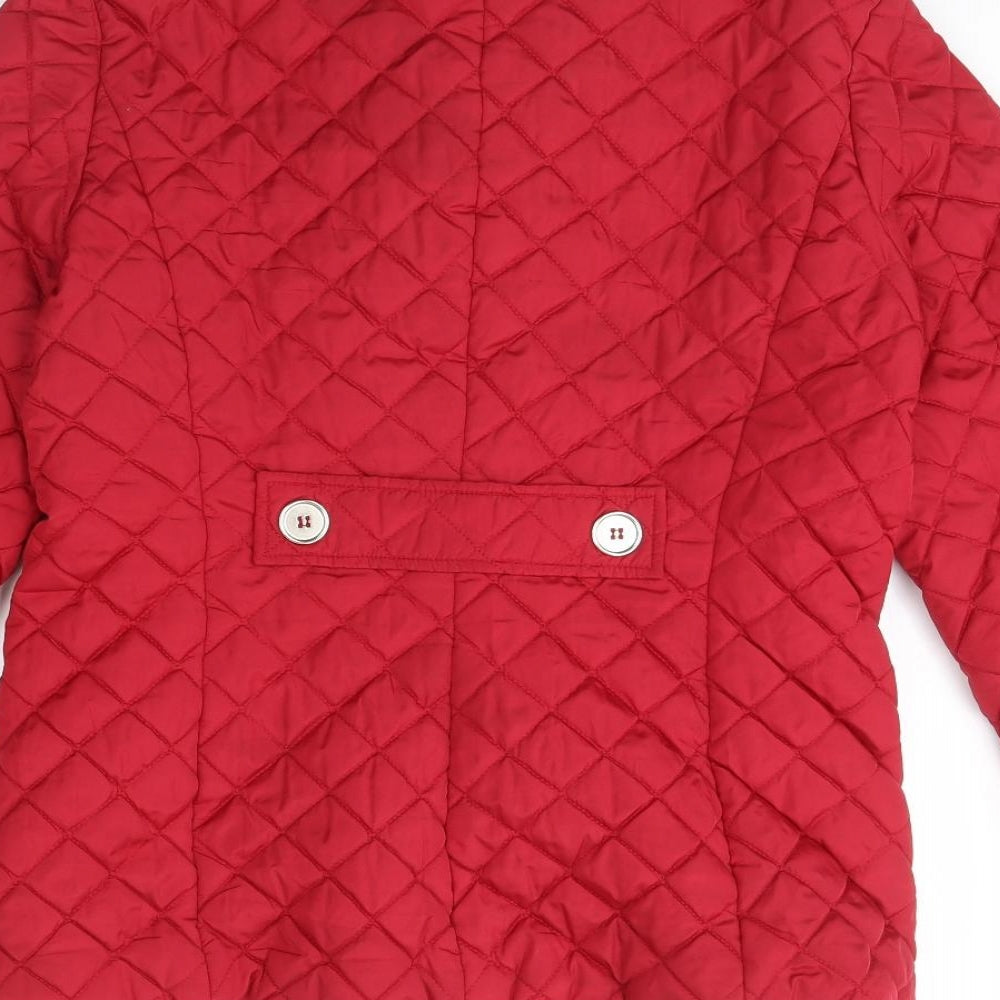 ybc Womens Red   Rain Coat Coat Size S