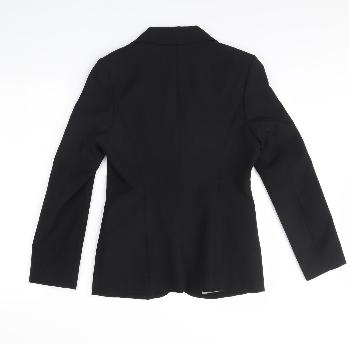 AMARANTO Womens Black   Jacket Blazer Size 8  - Shoulder Pads