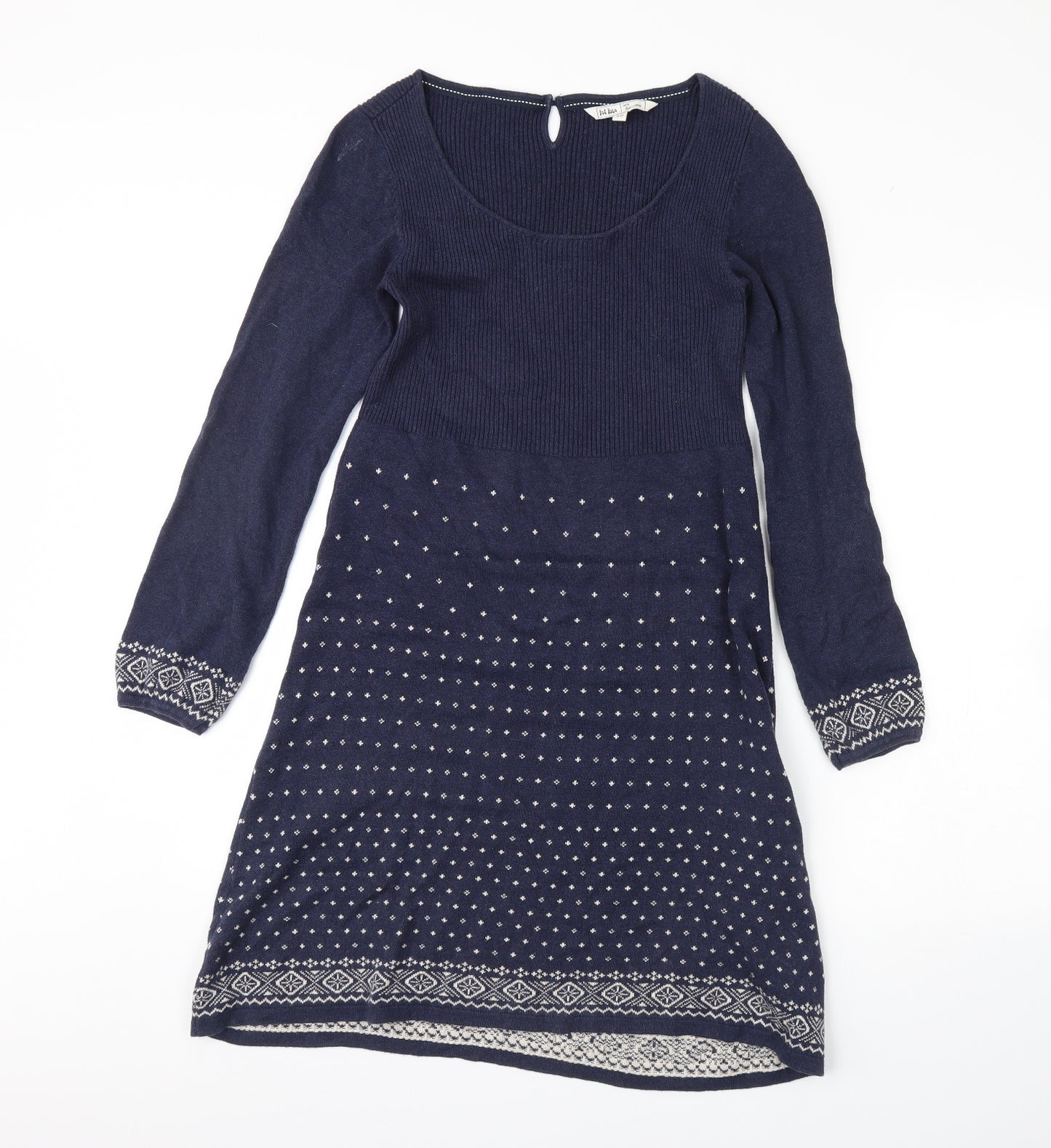 Fat Face Womens Blue   Jumper Dress  Size 10