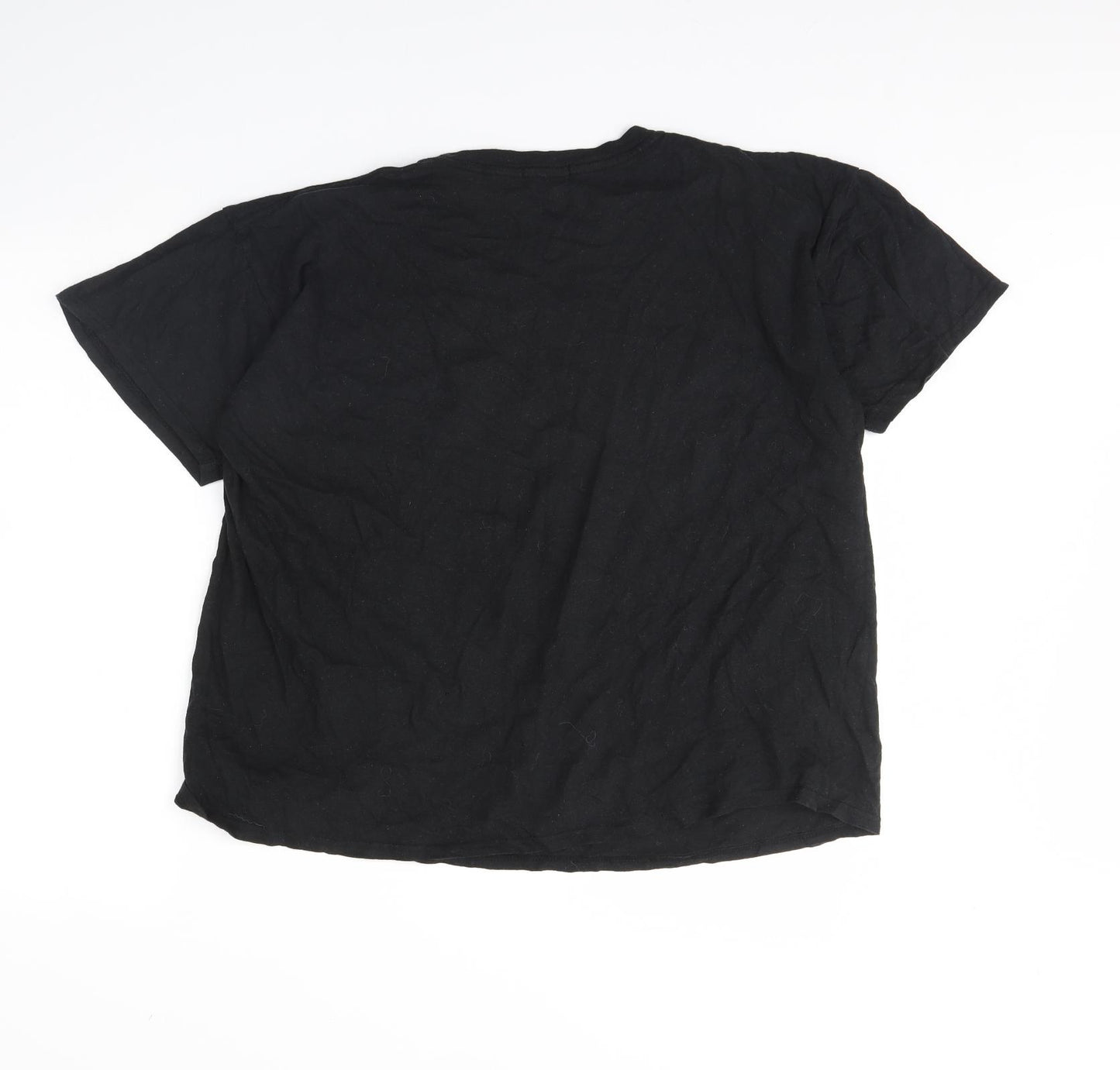 Boohoo Womens Black   Basic T-Shirt Size L