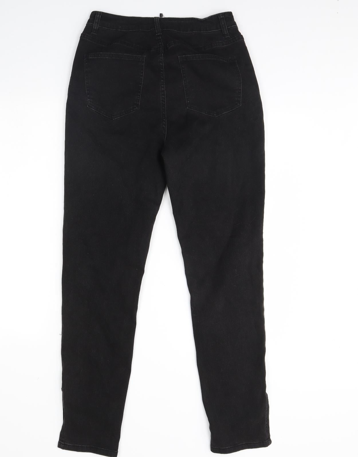 SheIn Womens Black  Denim Skinny Jeans Size L L30 in