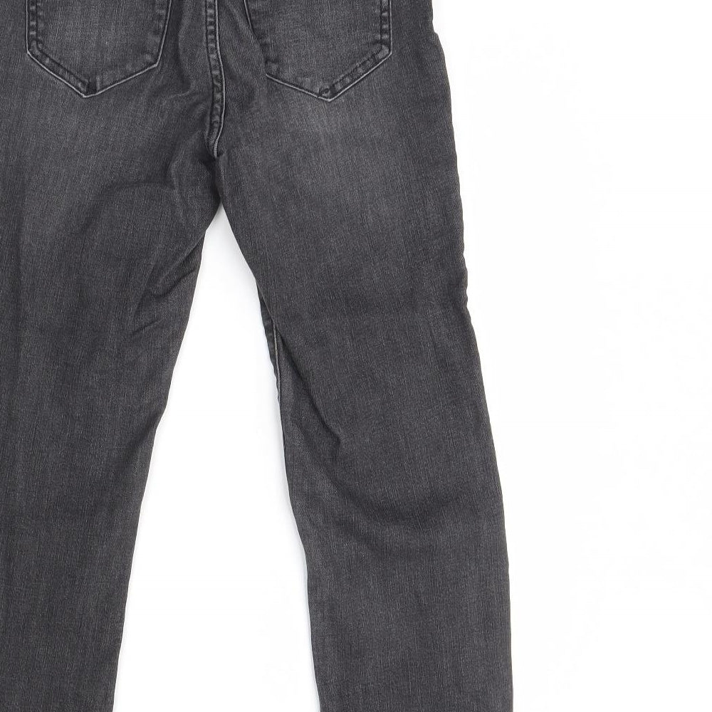 VERO MODA Womens Black  Denim Straight Jeans Size 29 L25 in
