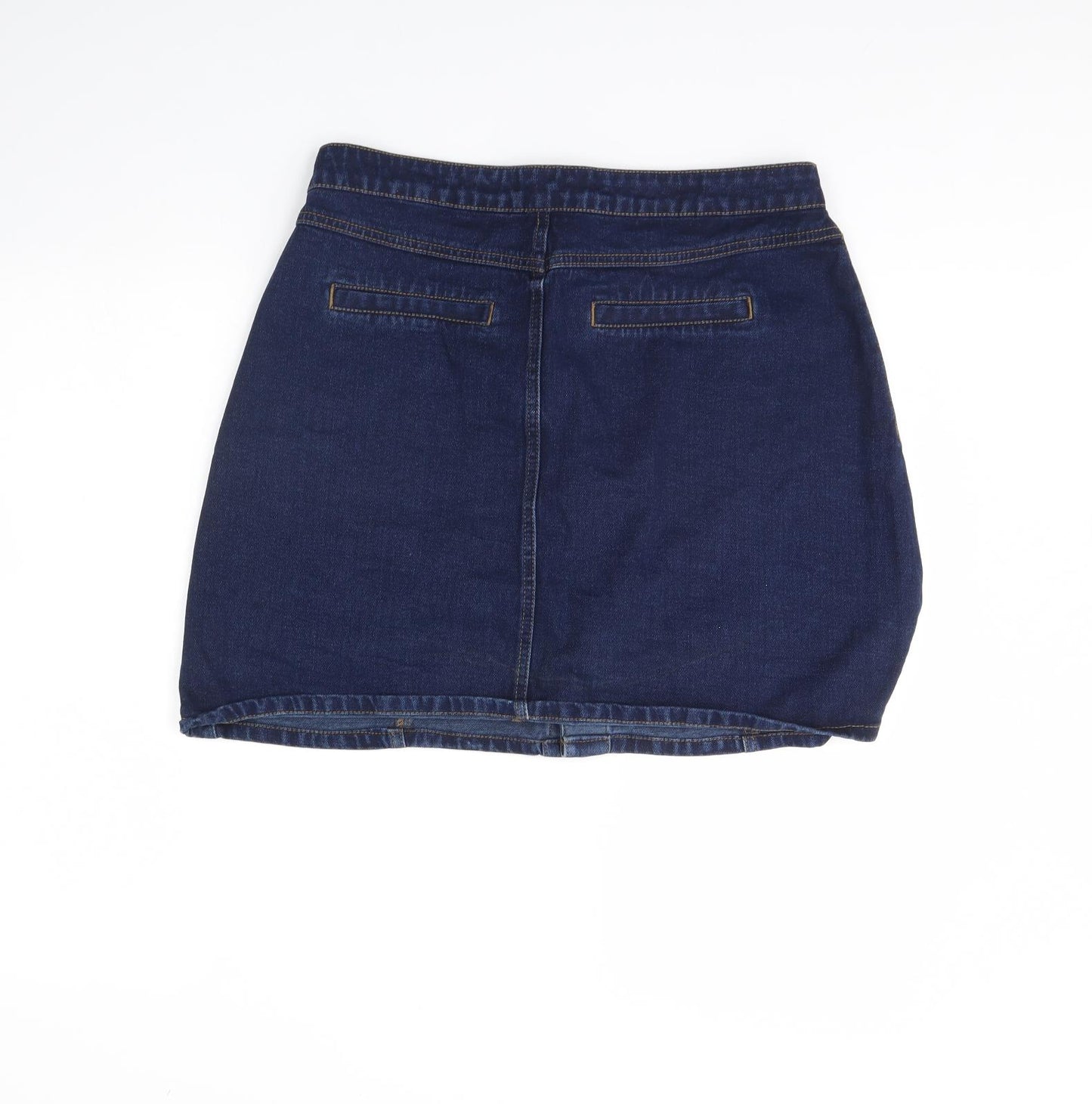 New Look Womens Blue  Denim Mini Skirt Size 14