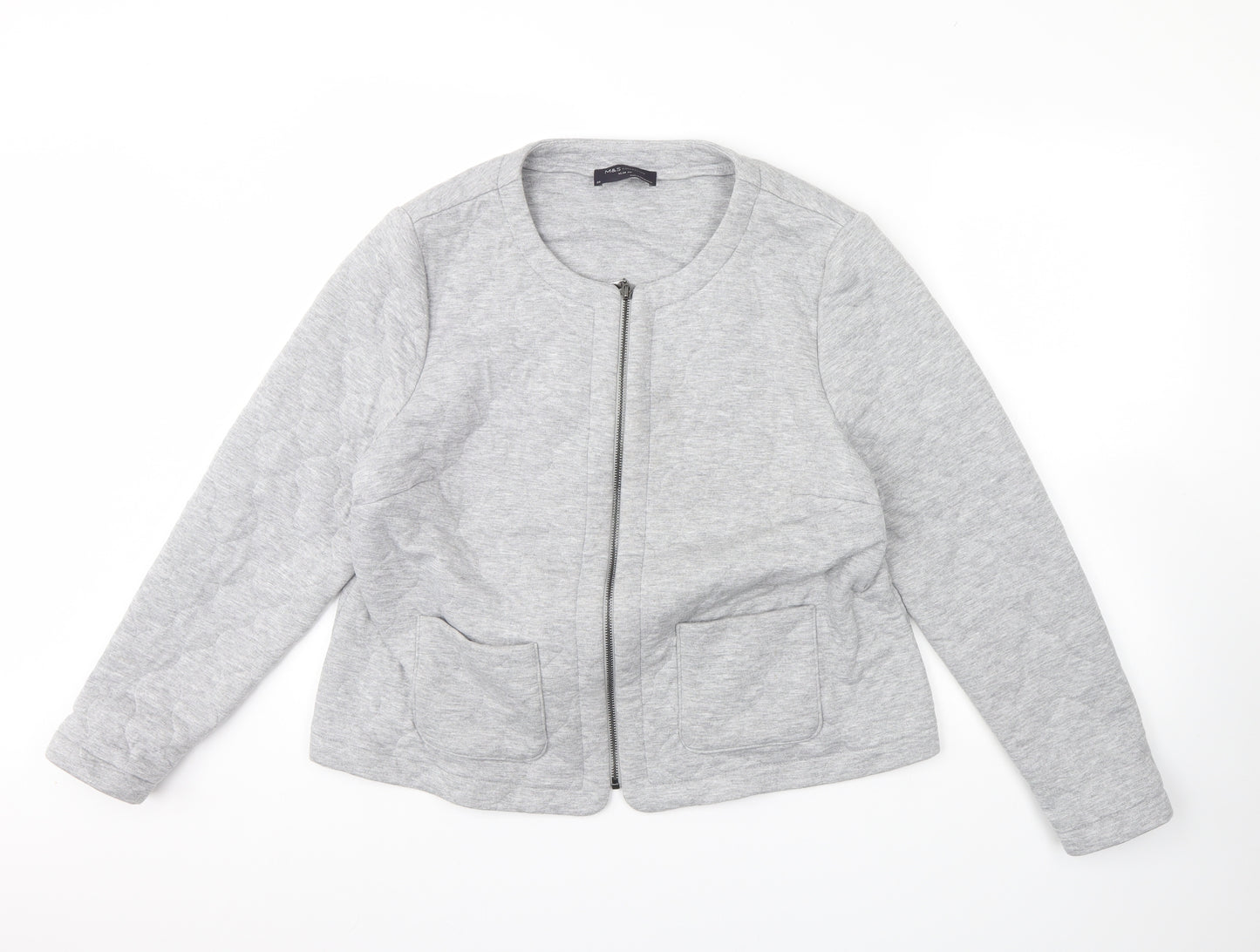 M&S Womens Grey   Jacket  Size 20