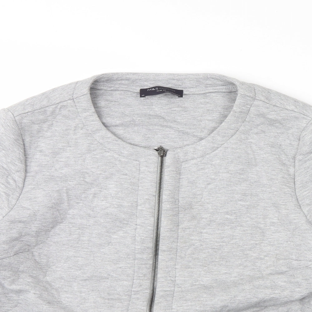 M&S Womens Grey   Jacket  Size 20