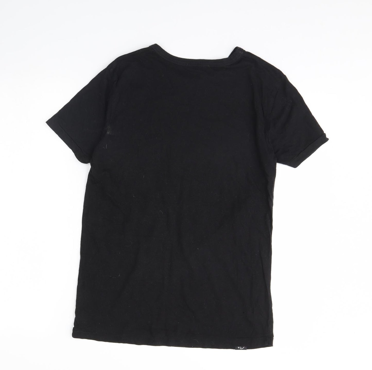 TOMATO Womens Black   Basic T-Shirt Size S