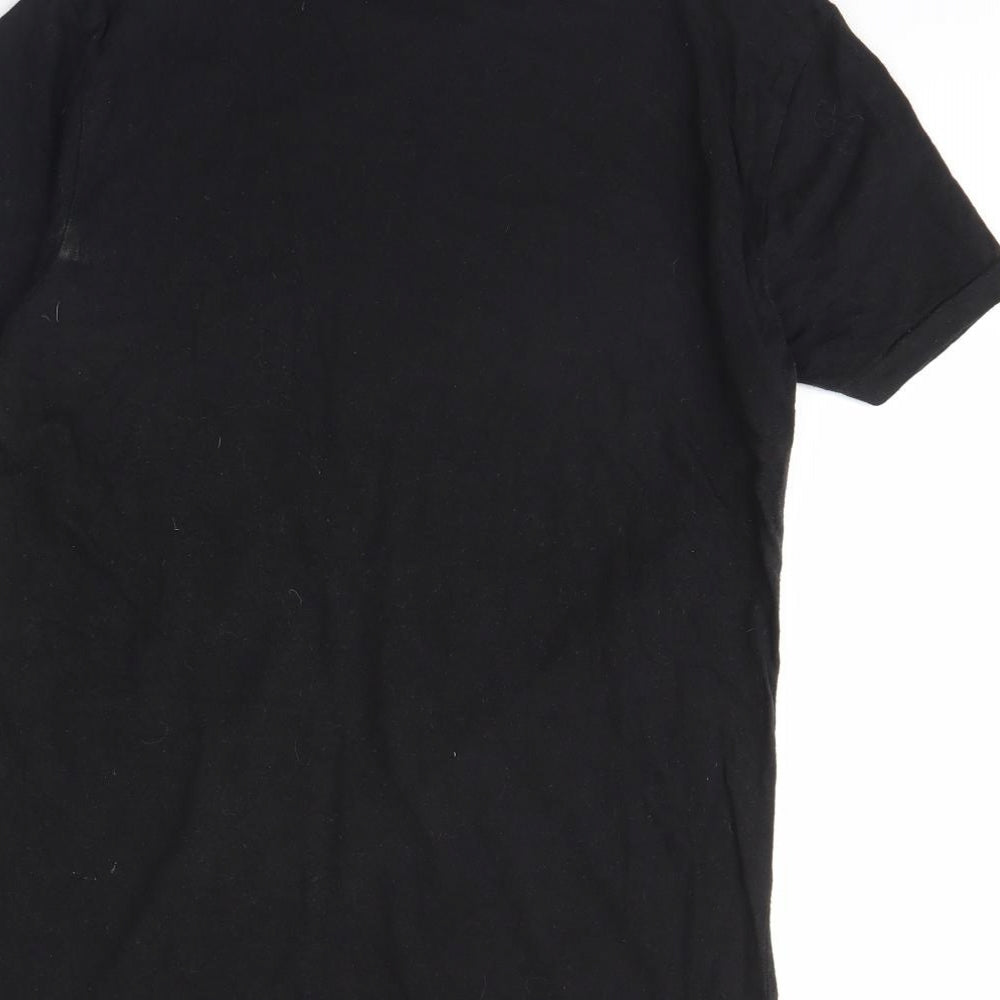 TOMATO Womens Black   Basic T-Shirt Size S