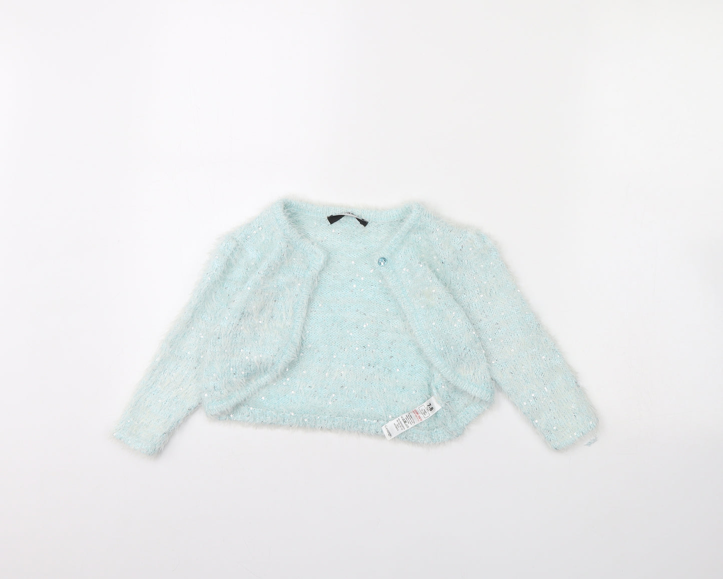 George Girls Blue   Cardigan Jumper Size 7 Years
