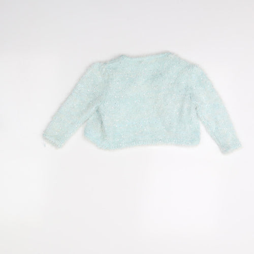 George Girls Blue   Cardigan Jumper Size 7 Years