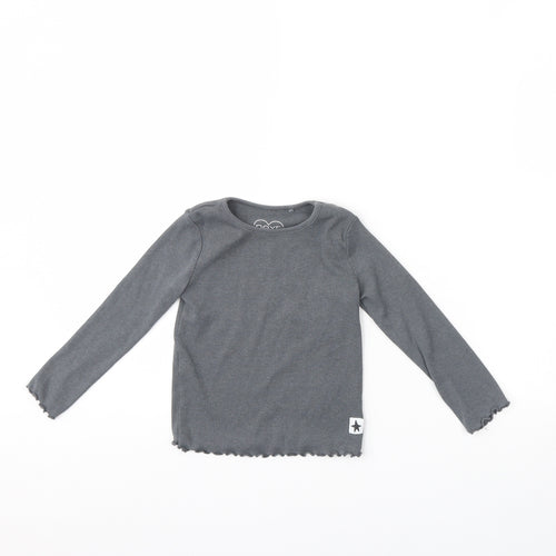 NEXT Girls Grey   Basic Blouse Size 2 Years