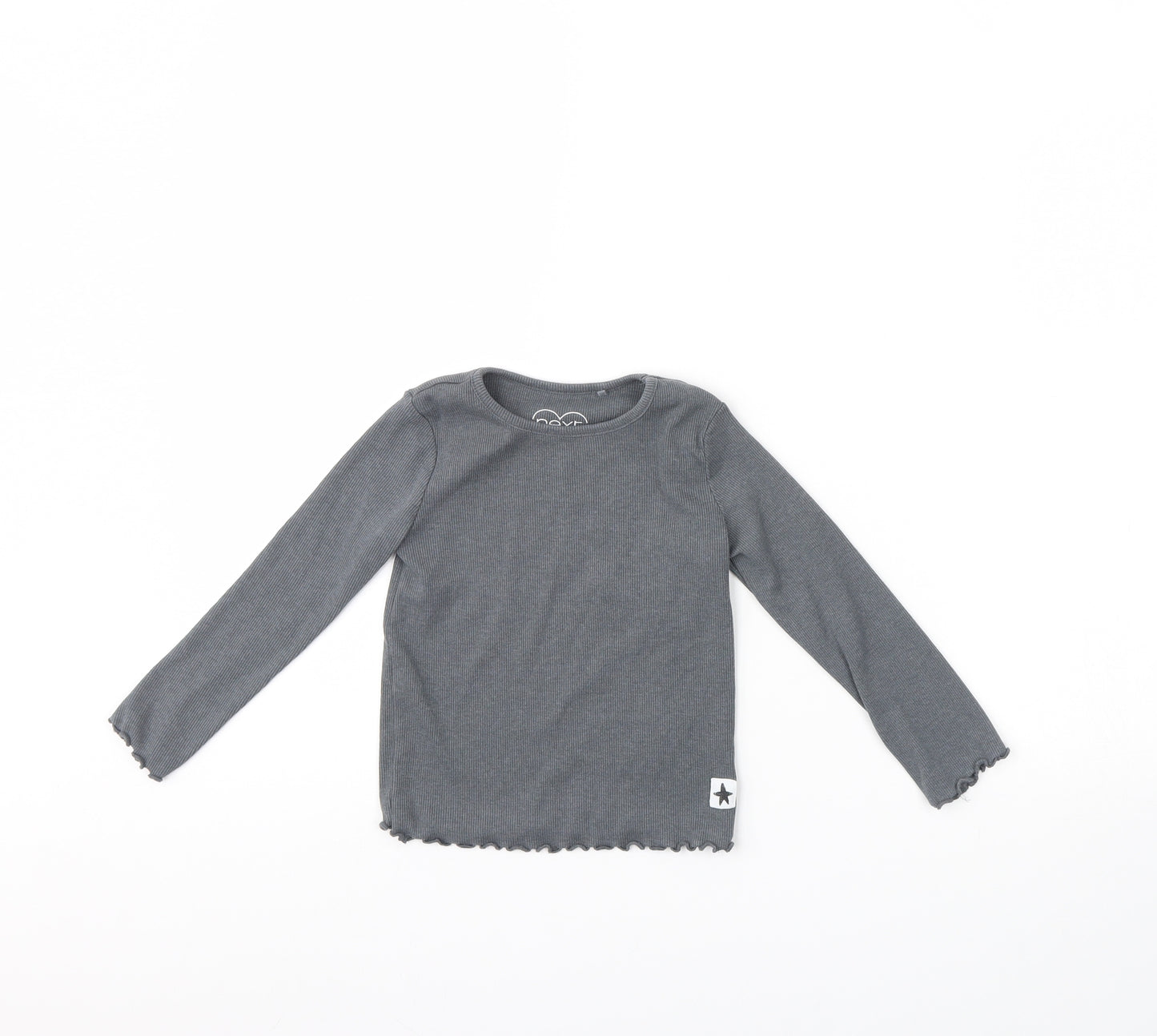 NEXT Girls Grey   Basic Blouse Size 2 Years