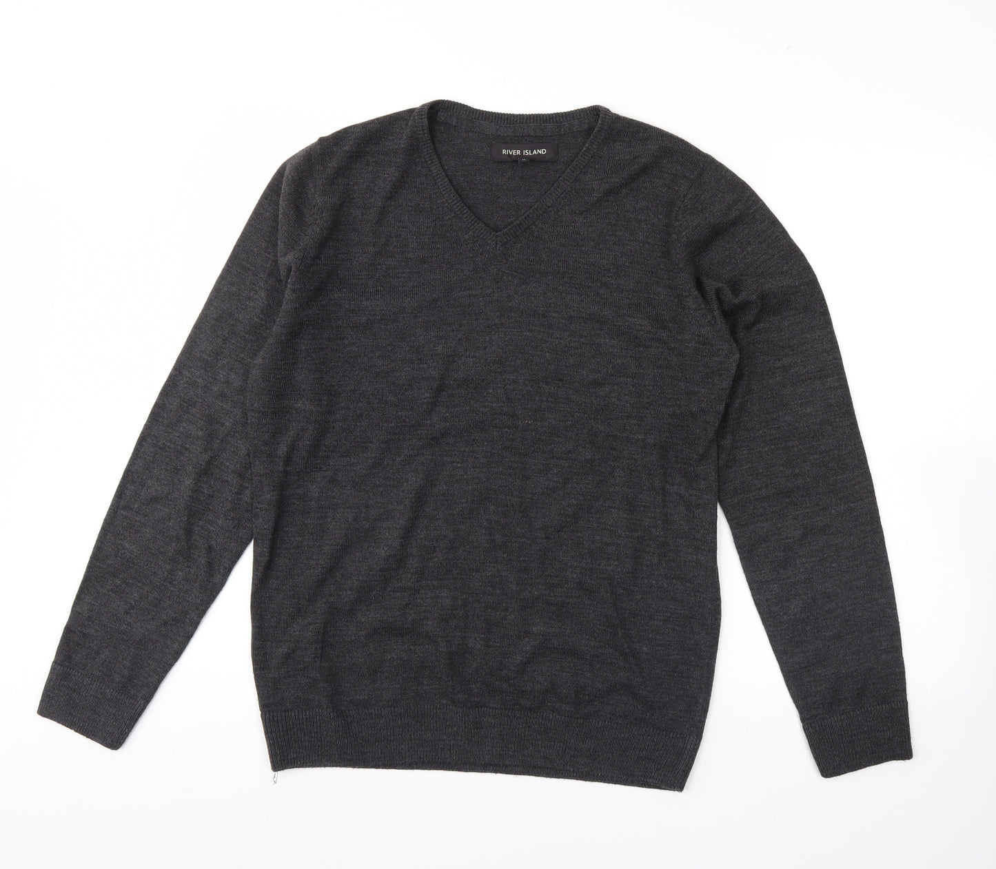 River Island Womens Grey   Pullover Jumper Size M