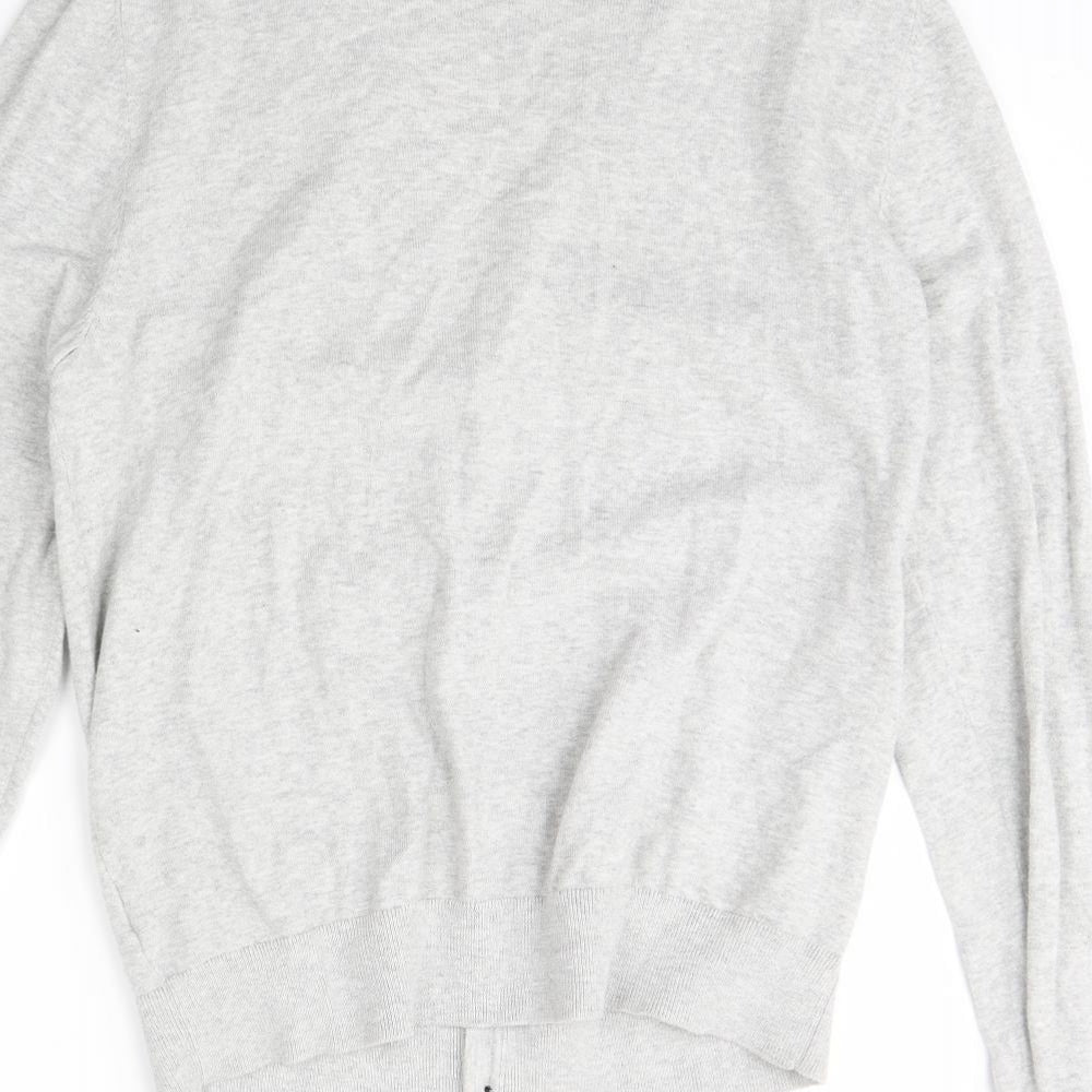 Burton Mens Grey   Cardigan Jumper Size M