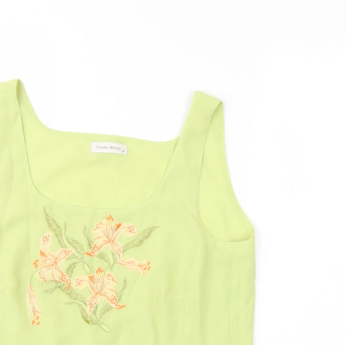 gloria brizio Womens Green   Basic Tank Size 20