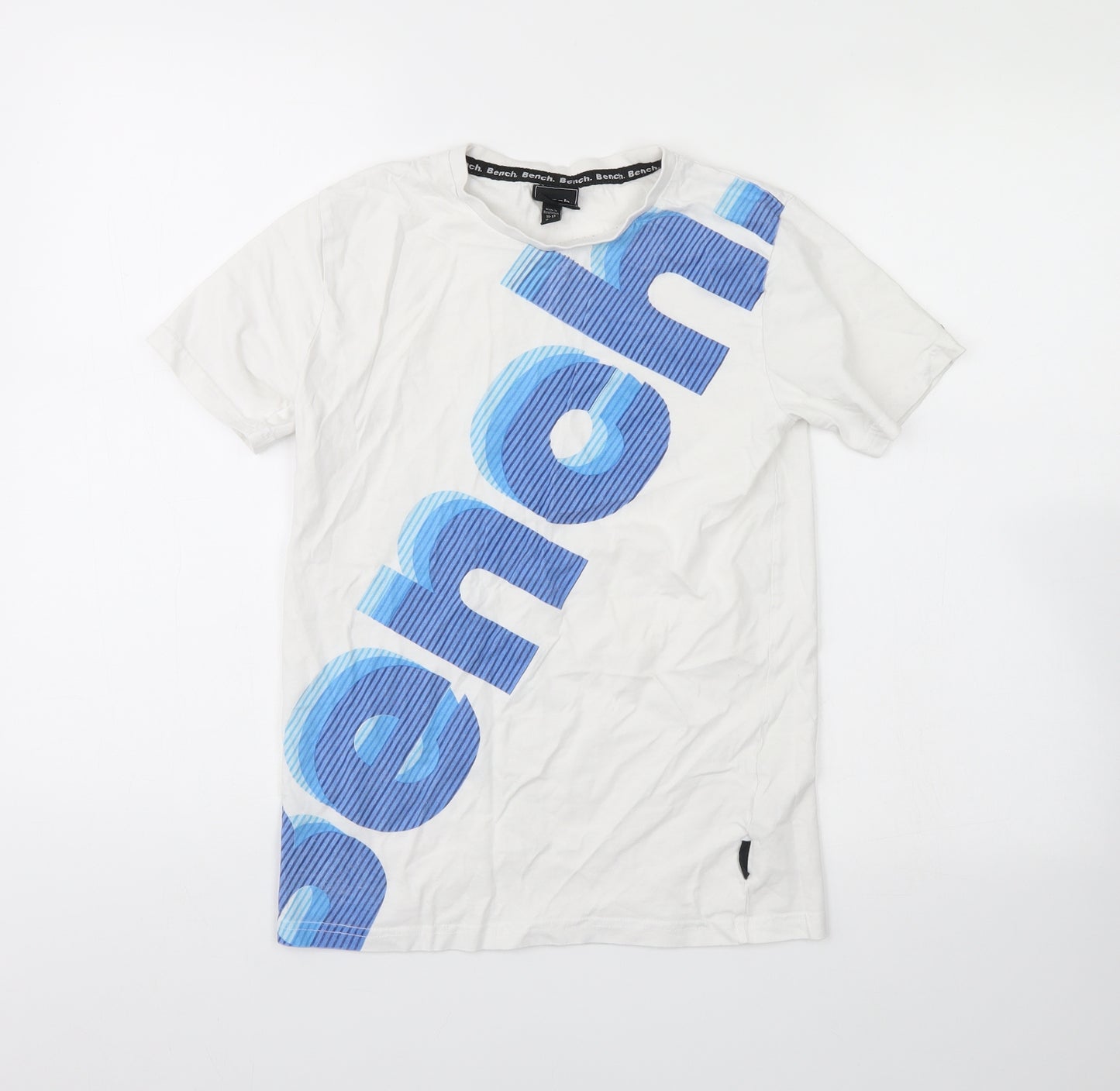 Bench Boys White   Basic T-Shirt Size 11 Years