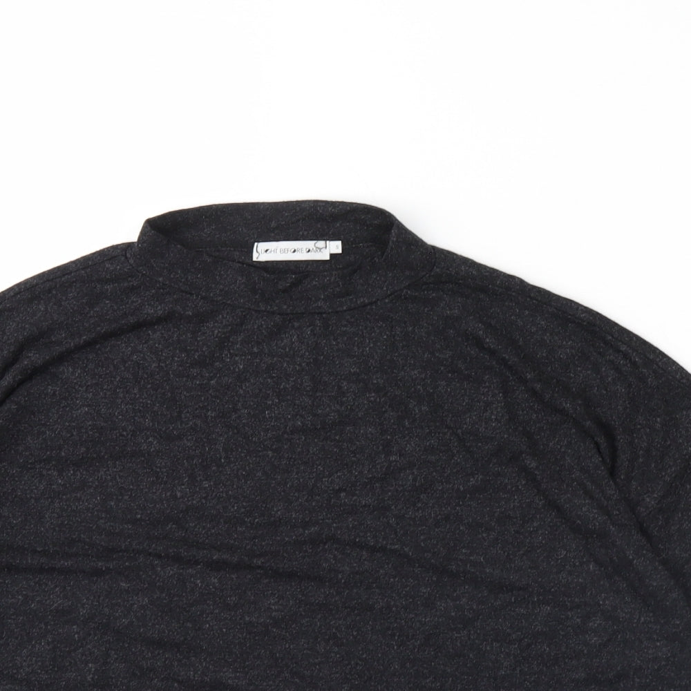 Light before Dark Womens Black   Cropped T-Shirt Size S
