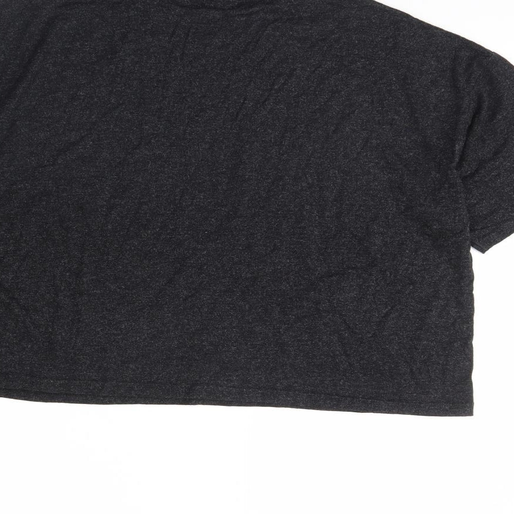 Light before Dark Womens Black   Cropped T-Shirt Size S