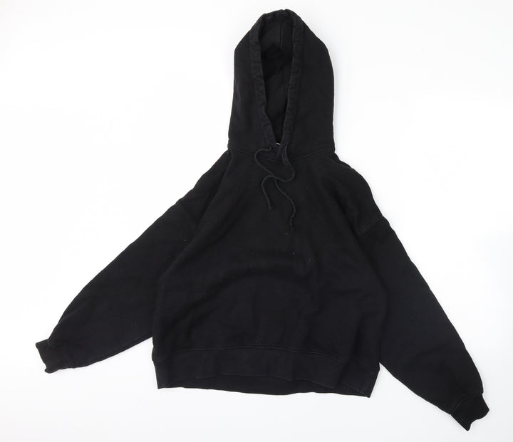 H&M Womens Black Pullover Hoodie Size S