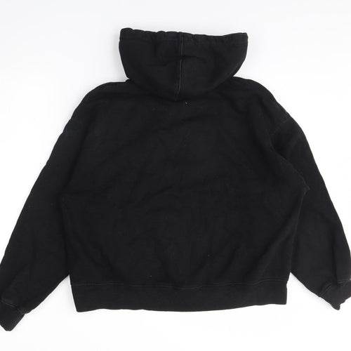 H&M Womens Black   Pullover Hoodie Size S
