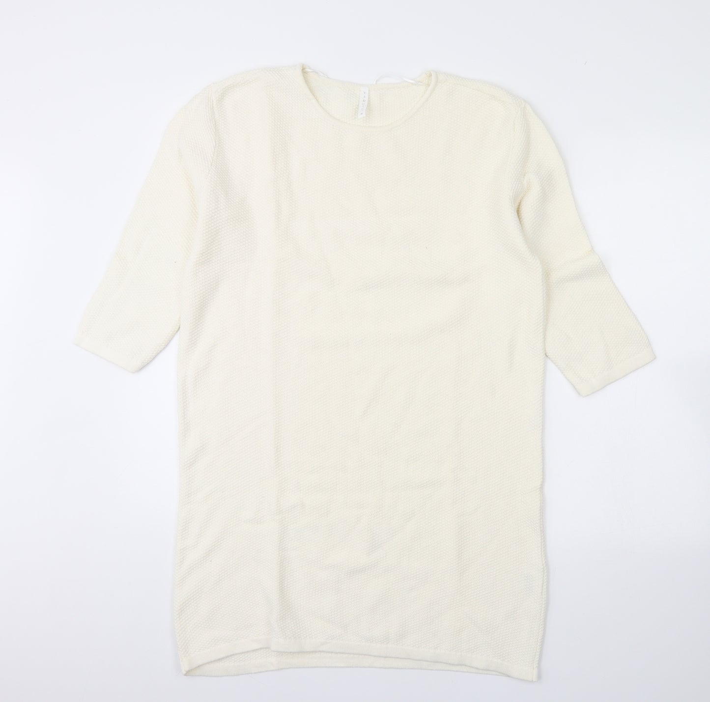 Yargici Womens Ivory   Jumper Dress  Size M