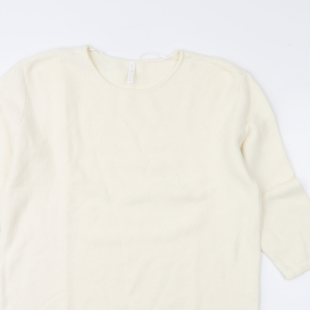 Yargici Womens Ivory   Jumper Dress  Size M